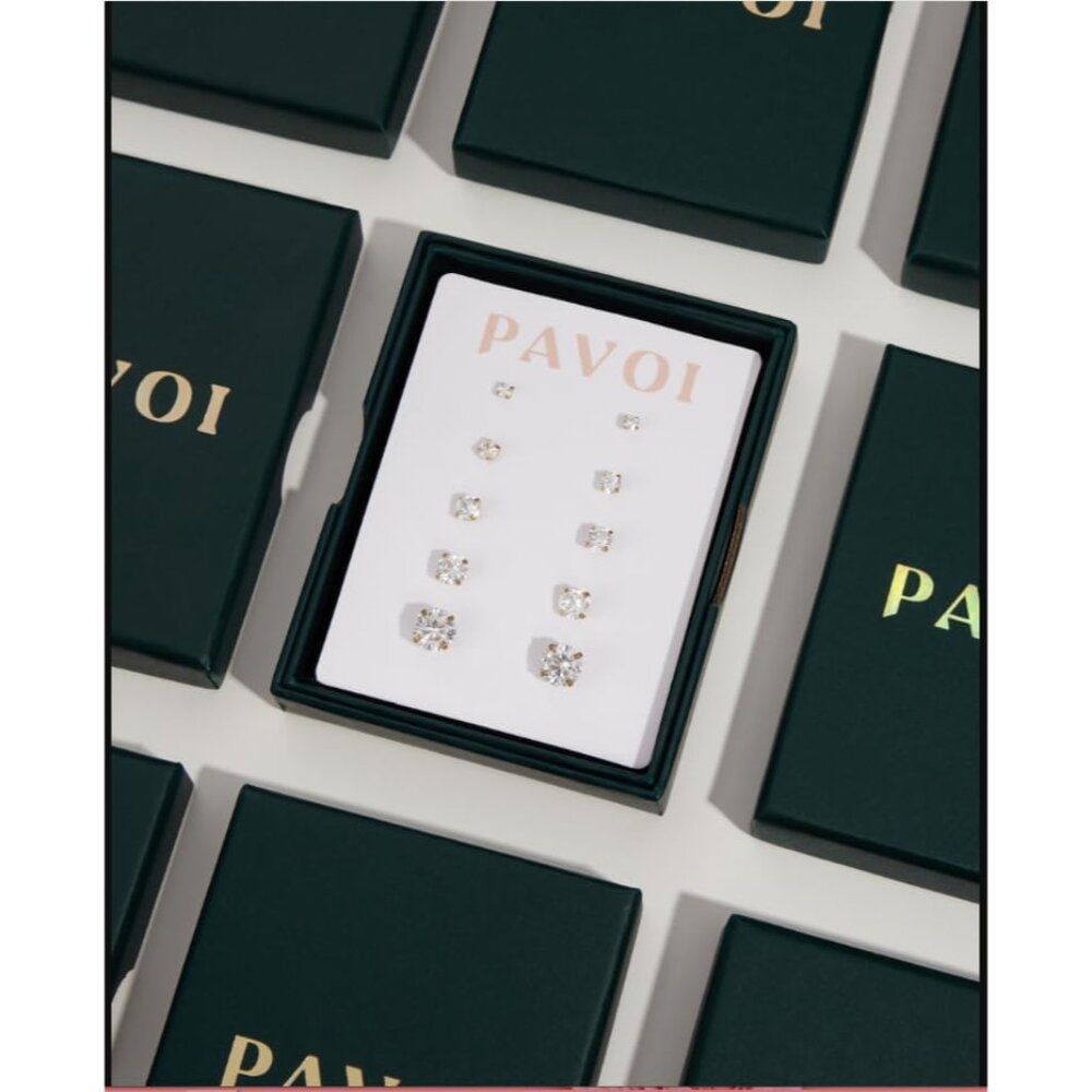 14k Gold Plated Stackable Ring Pack For Women | W… - image 6